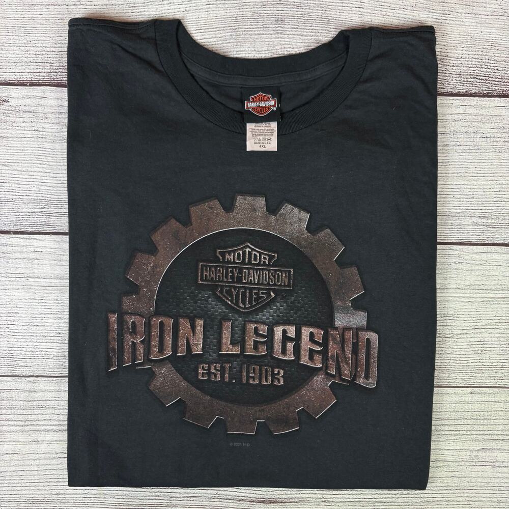 2021 Harley Davidson Motorcycles Iron Legend Made in USA T-shirt